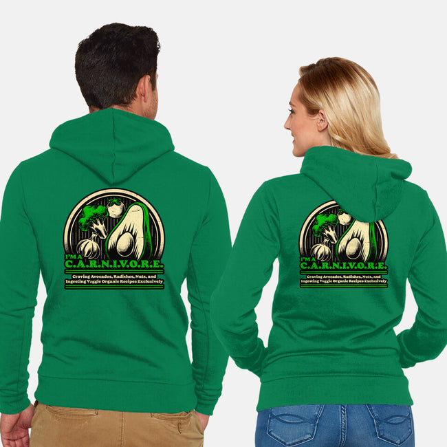 Ironic Vegan Food-Unisex-Zip-Up-Sweatshirt-Studio Mootant