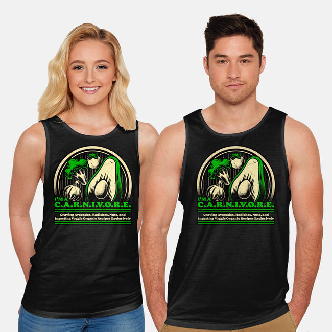 Ironic Vegan Food-Unisex-Basic-Tank-Studio Mootant