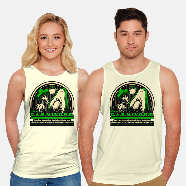Ironic Vegan Food-Unisex-Basic-Tank-Studio Mootant