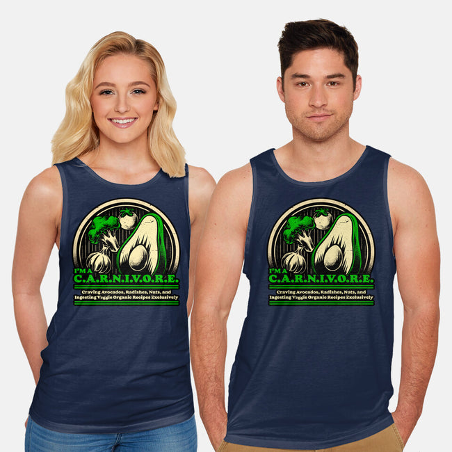 Ironic Vegan Food-Unisex-Basic-Tank-Studio Mootant