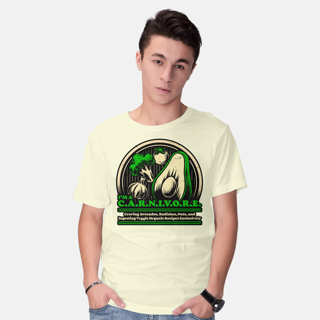 Ironic Vegan Food-Mens-Basic-Tee-Studio Mootant