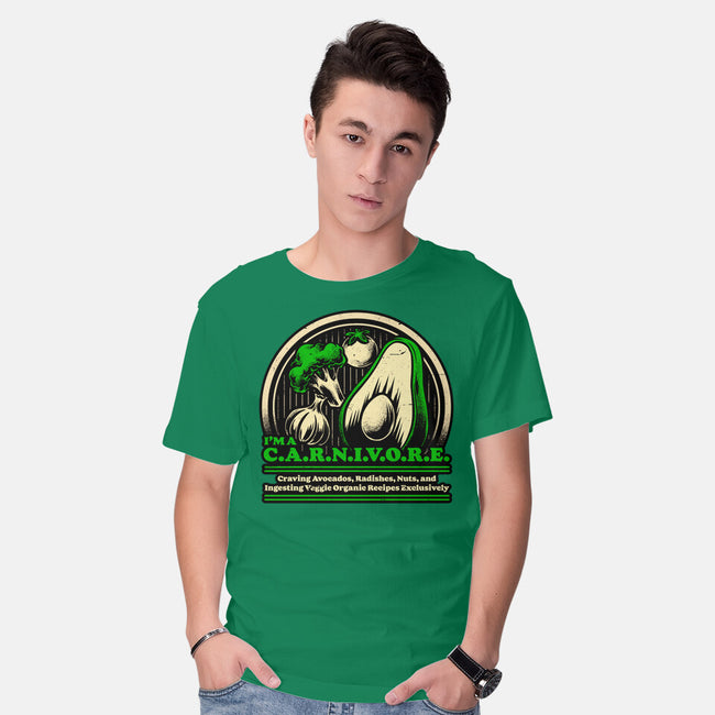 Ironic Vegan Food-Mens-Basic-Tee-Studio Mootant