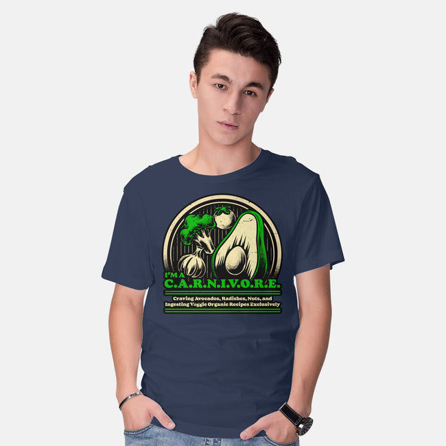Ironic Vegan Food-Mens-Basic-Tee-Studio Mootant