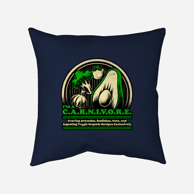 Ironic Vegan Food-None-Removable Cover w Insert-Throw Pillow-Studio Mootant