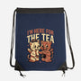 Gossip Tea Cats-None-Drawstring-Bag-Studio Mootant