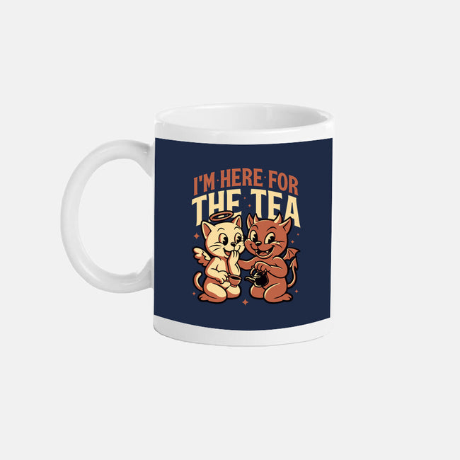 Gossip Tea Cats-None-Mug-Drinkware-Studio Mootant