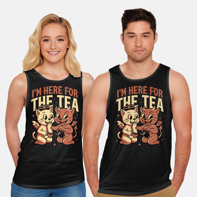 Gossip Tea Cats-Unisex-Basic-Tank-Studio Mootant