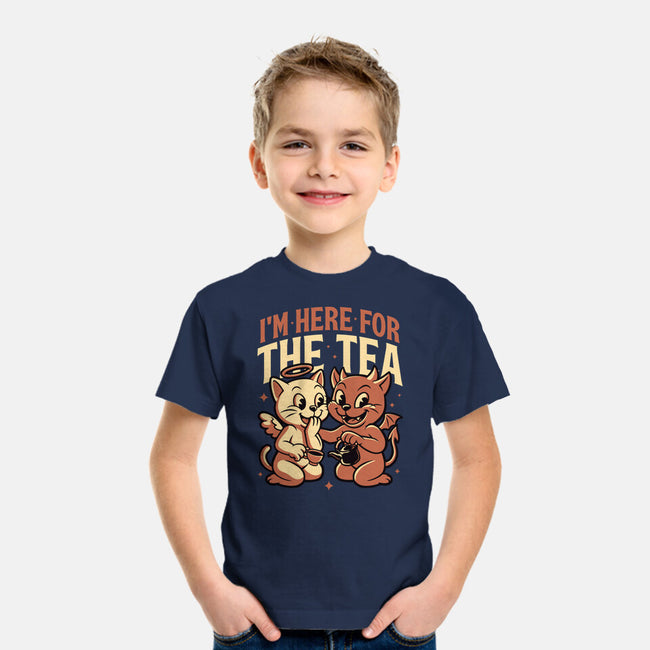Gossip Tea Cats-Youth-Basic-Tee-Studio Mootant