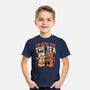 Gossip Tea Cats-Youth-Basic-Tee-Studio Mootant