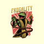 Frog Puppet Fighter-Mens-Basic-Tee-Studio Mootant