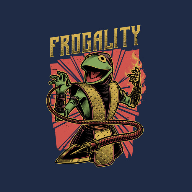 Frog Puppet Fighter-Mens-Basic-Tee-Studio Mootant