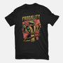 Frog Puppet Fighter-Mens-Basic-Tee-Studio Mootant
