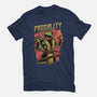 Frog Puppet Fighter-Mens-Basic-Tee-Studio Mootant