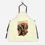 Frog Puppet Fighter-Unisex-Kitchen-Apron-Studio Mootant
