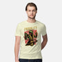 Frog Puppet Fighter-Mens-Premium-Tee-Studio Mootant