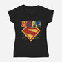 Hope Punk Superhero-Womens-V-Neck-Tee-Studio Mootant