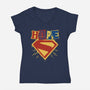Hope Punk Superhero-Womens-V-Neck-Tee-Studio Mootant