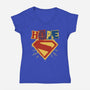 Hope Punk Superhero-Womens-V-Neck-Tee-Studio Mootant