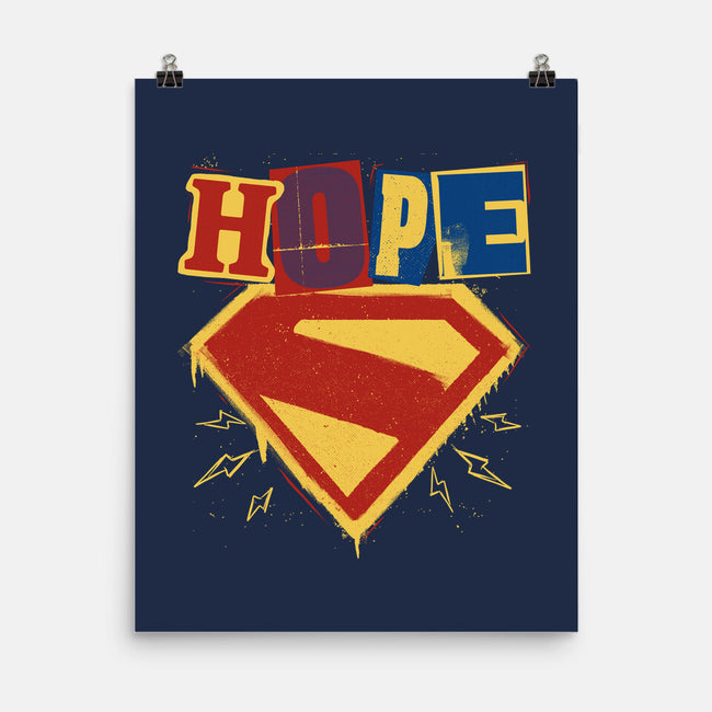 Hope Punk Superhero-None-Matte-Poster-Studio Mootant
