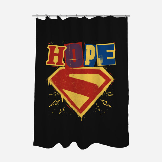 Hope Punk Superhero-None-Polyester-Shower Curtain-Studio Mootant