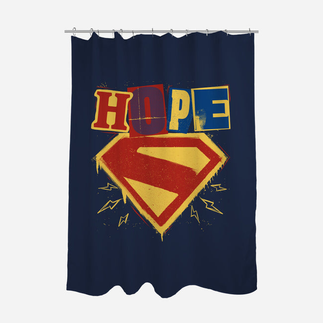 Hope Punk Superhero-None-Polyester-Shower Curtain-Studio Mootant
