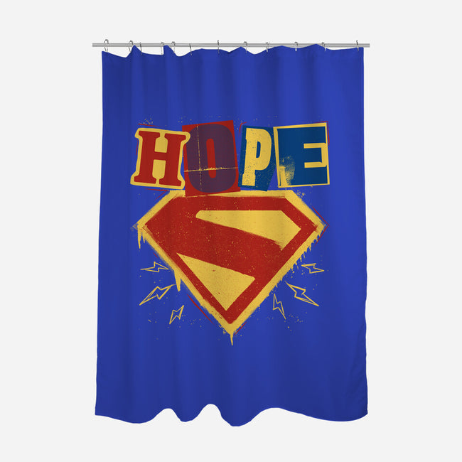 Hope Punk Superhero-None-Polyester-Shower Curtain-Studio Mootant