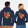 Hope Punk Superhero-Unisex-Zip-Up-Sweatshirt-Studio Mootant