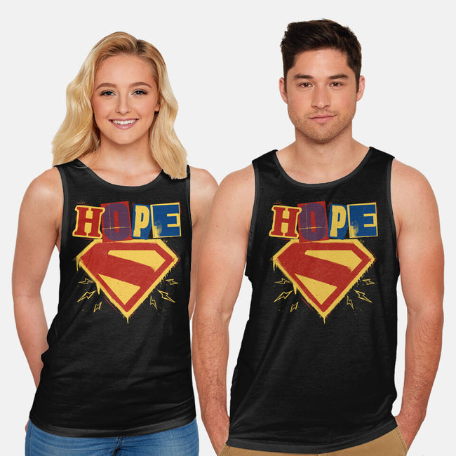 Hope Punk Superhero-Unisex-Basic-Tank-Studio Mootant