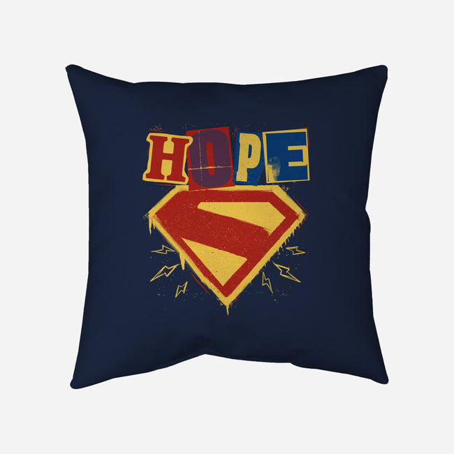Hope Punk Superhero-None-Removable Cover w Insert-Throw Pillow-Studio Mootant