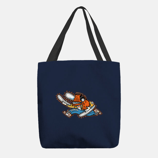 Chainsaw Run-None-Basic Tote-Bag-krisren28