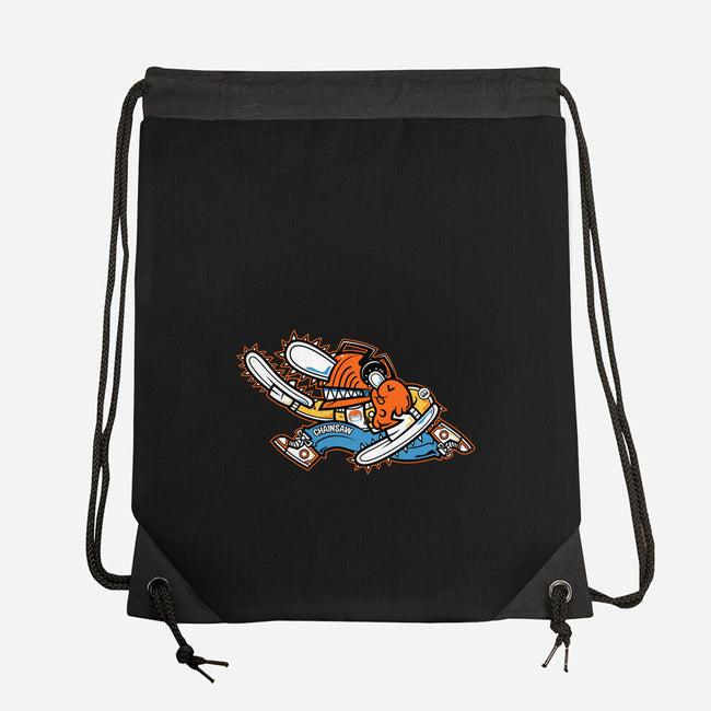 Chainsaw Run-None-Drawstring-Bag-krisren28