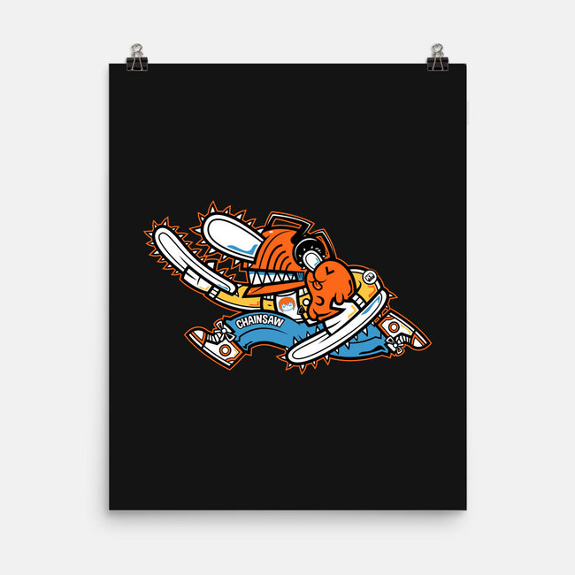 Chainsaw Run-None-Matte-Poster-krisren28