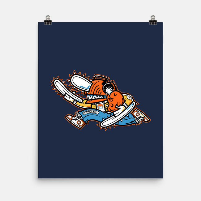 Chainsaw Run-None-Matte-Poster-krisren28