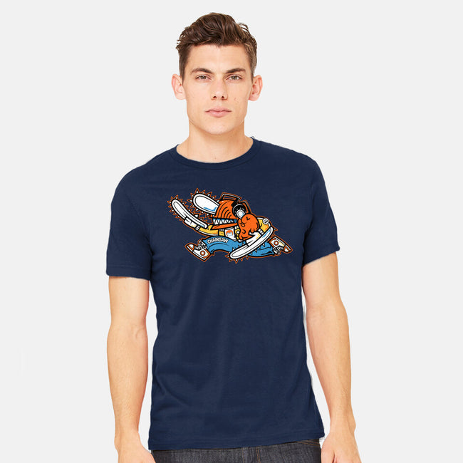 Chainsaw Run-Mens-Heavyweight-Tee-krisren28