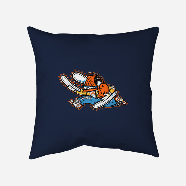 Chainsaw Run-None-Removable Cover w Insert-Throw Pillow-krisren28