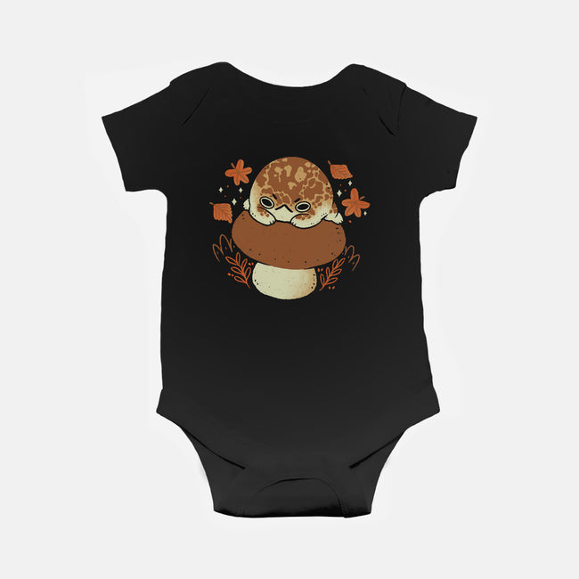 Cute Rain Frog In Autumn-Baby-Basic-Onesie-xMorfina