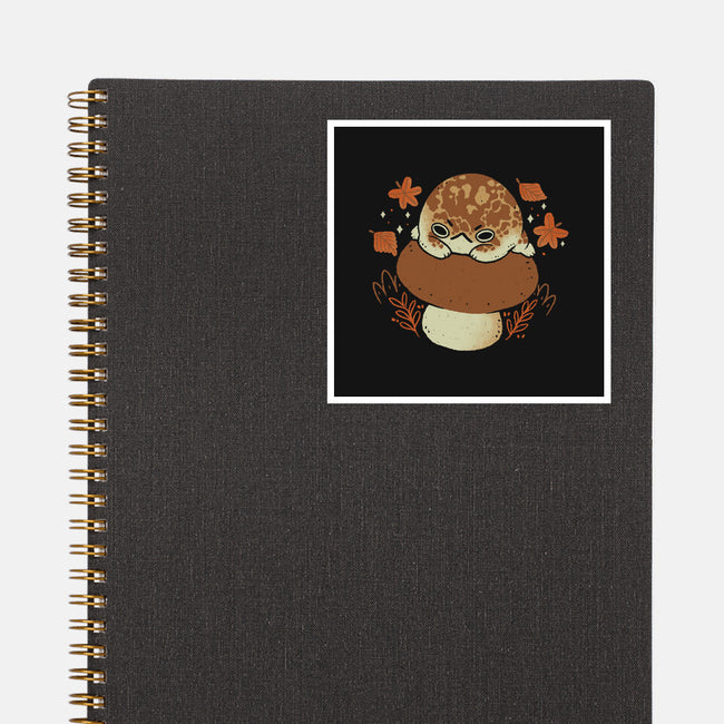 Cute Rain Frog In Autumn-None-Glossy-Sticker-xMorfina