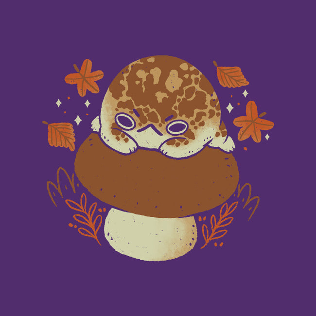Cute Rain Frog In Autumn-Womens-Fitted-Tee-xMorfina