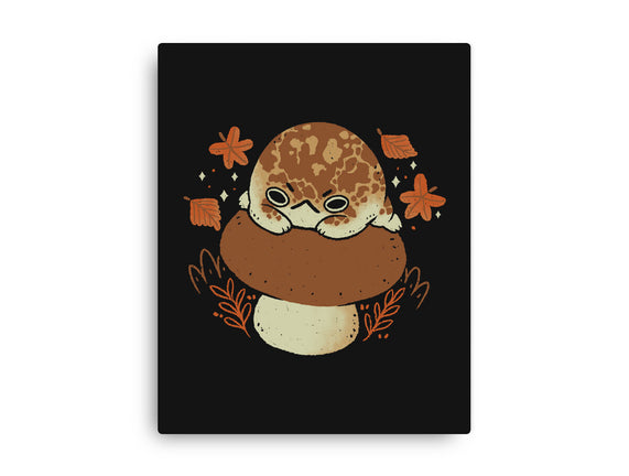 Cute Rain Frog In Autumn