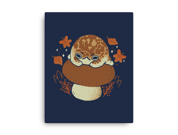 Cute Rain Frog In Autumn