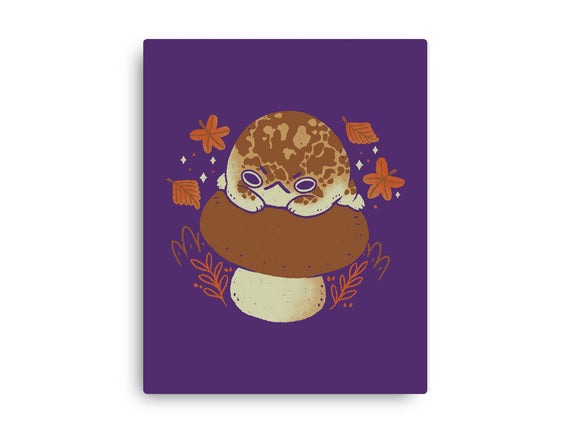 Cute Rain Frog In Autumn