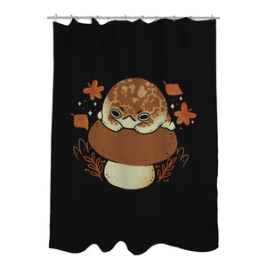 Cute Rain Frog In Autumn
