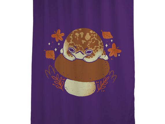 Cute Rain Frog In Autumn