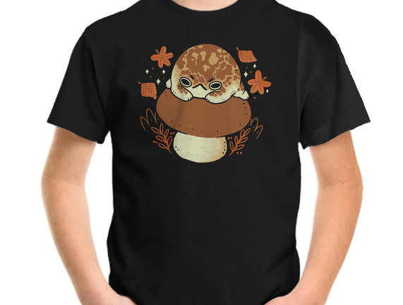 Cute Rain Frog In Autumn