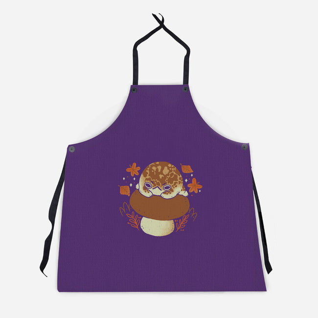 Cute Rain Frog In Autumn-Unisex-Kitchen-Apron-xMorfina