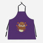 Cute Rain Frog In Autumn-Unisex-Kitchen-Apron-xMorfina