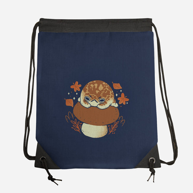 Cute Rain Frog In Autumn-None-Drawstring-Bag-xMorfina