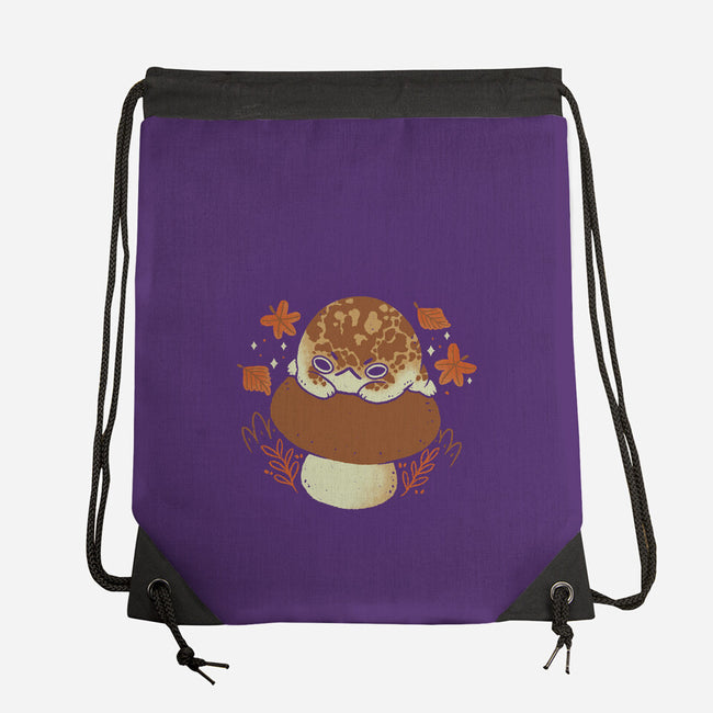 Cute Rain Frog In Autumn-None-Drawstring-Bag-xMorfina