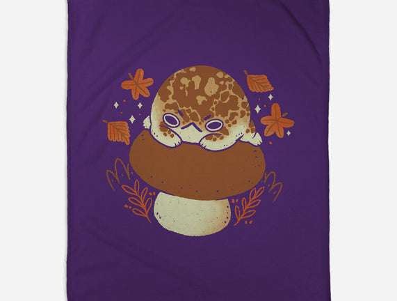 Cute Rain Frog In Autumn