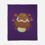 Cute Rain Frog In Autumn-None-Fleece-Blanket-xMorfina
